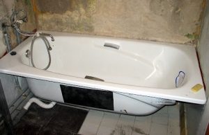 Установка стальной ванны в Мытищах